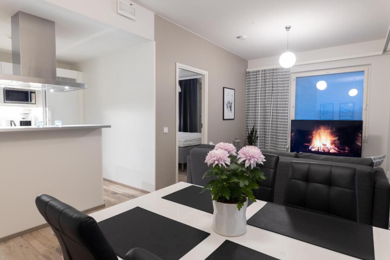 Arctic City Apartment Tammela With Sauna And Free Parking روفانييمي المظهر الخارجي الصورة