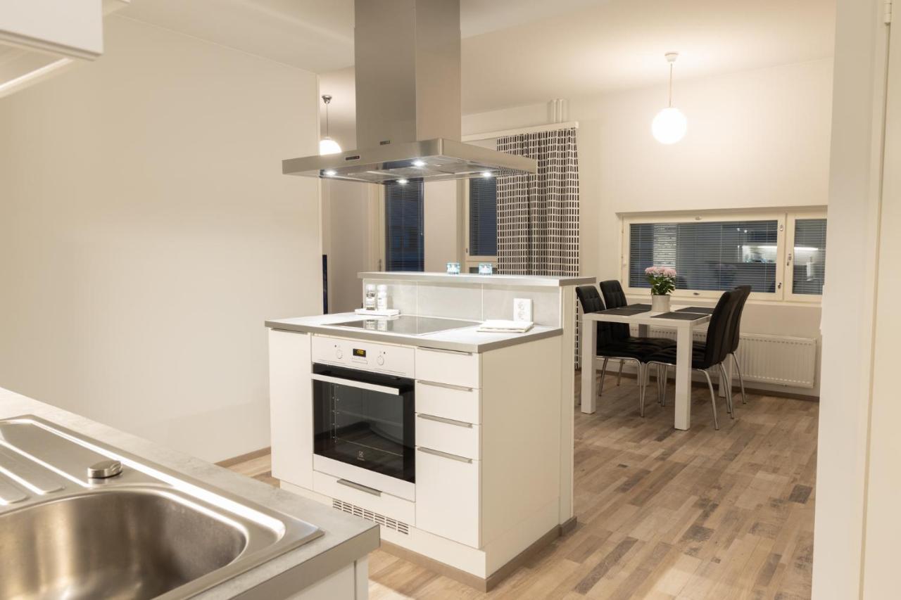 Arctic City Apartment Tammela With Sauna And Free Parking روفانييمي المظهر الخارجي الصورة